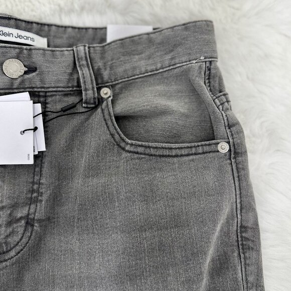 Calvin Klein Jeans Boys Skinny Grey Denim Jeans - Picture 4 of 16